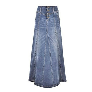 MODEST JEANSBLUEJ-Style 102NP WOMEN'S DENIM SKIRTS LONG DENIM SKIRT MODEST JEANSBLUEJ-Style 102NP WOMEN'S DENIM SKIRTS LONG DENIM SKIRT